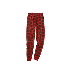 NEW Tea Collection Geo Bears Pajama Pants Red Adult Unisex Size Large